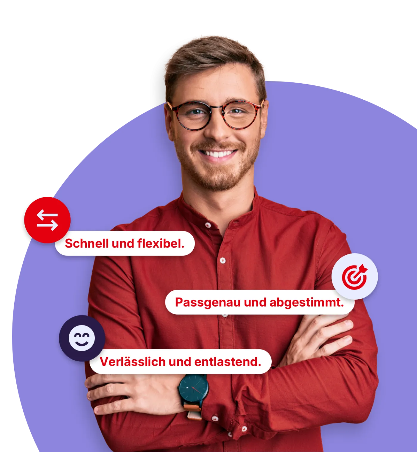 kompetenter Erzieher lächelt 